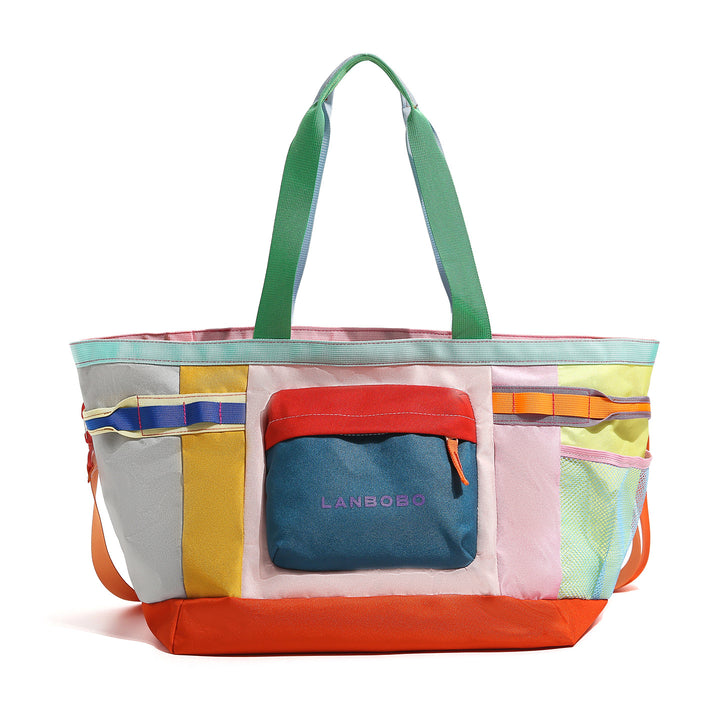 Multicolored Utility Tote