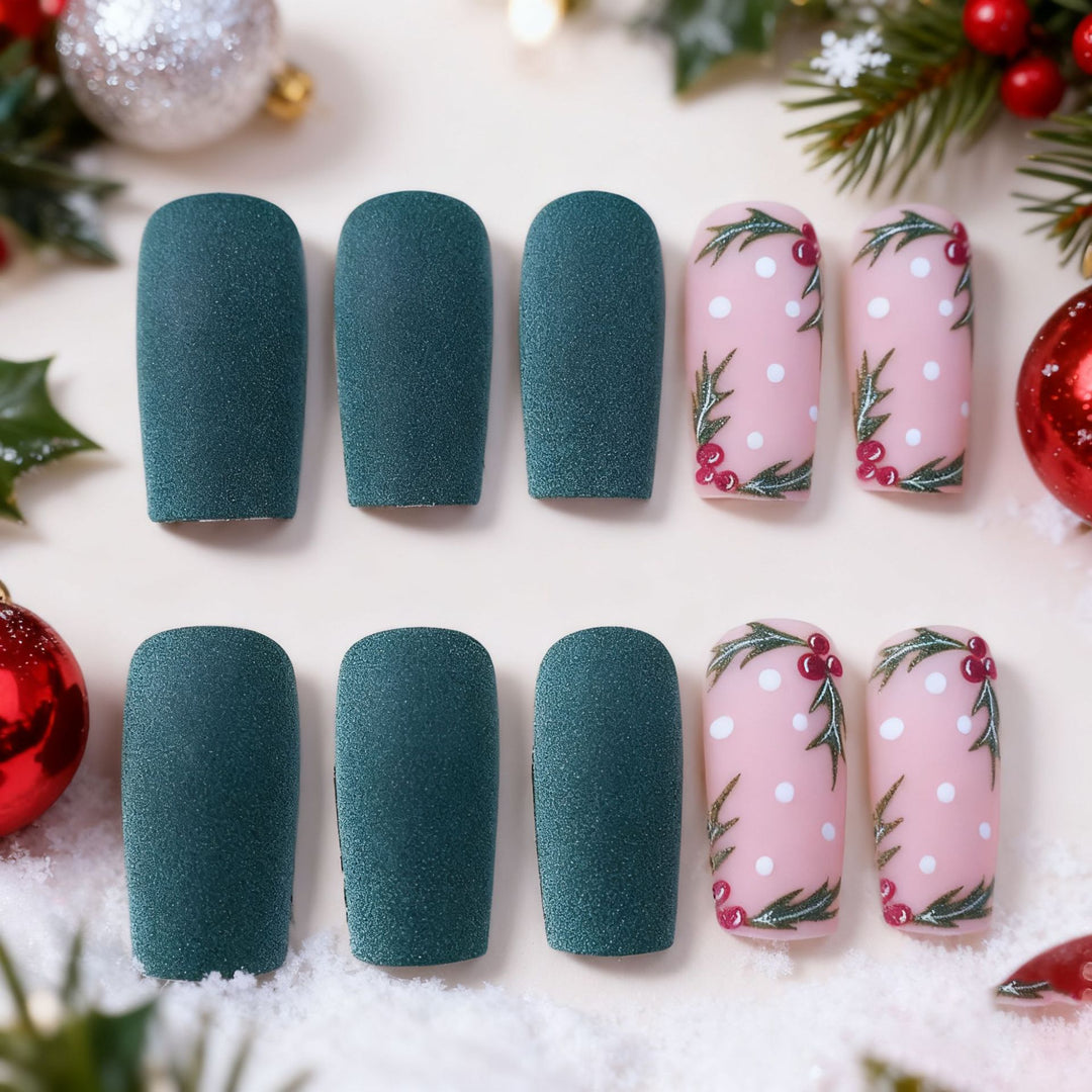 Seasonal Holiday Nail Art Enhancements Kalsten