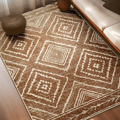 Geometric Pattern Area Rug  1791538637