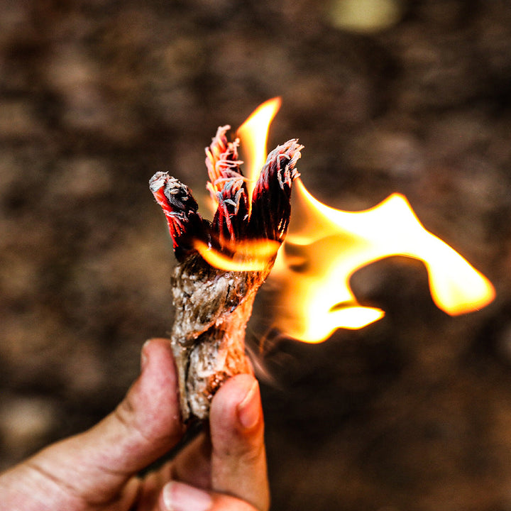 natural resin-coated rope firestarter for camping survival Kalsten