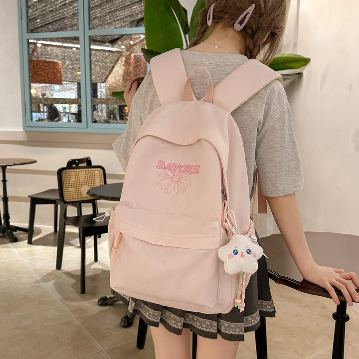 Floral Embroidered Casual Backpack Kalsten