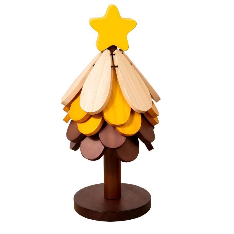 Decorative wooden tree figure