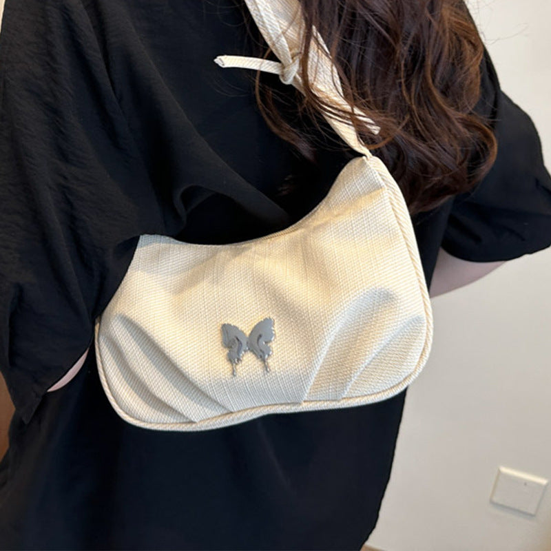 Elegant Textile Mini Shoulder Bag