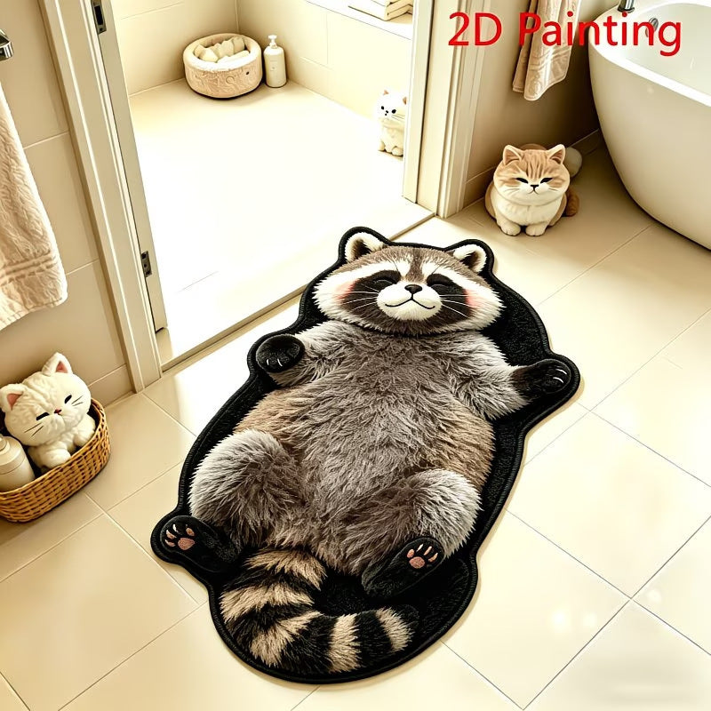 Cute Cat-Shaped Bath Mat