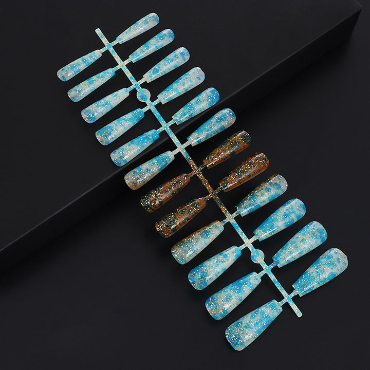 Artificial nails in creative drop design Kalsten