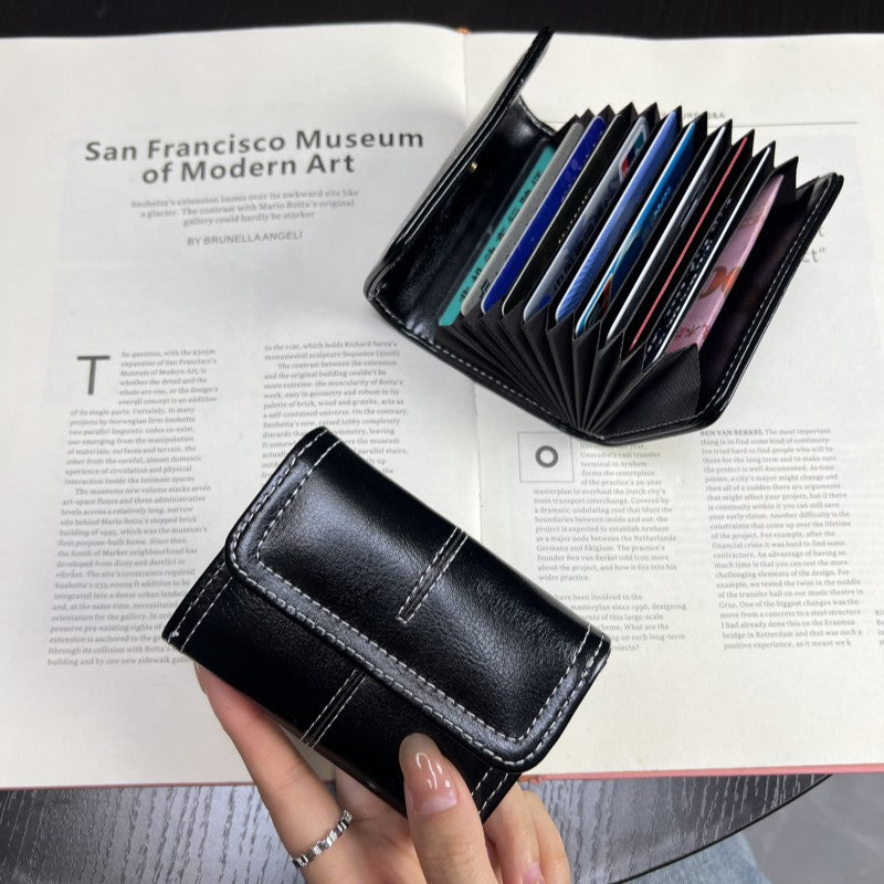 Multi-Compartment RFID-Blocking Card Holder