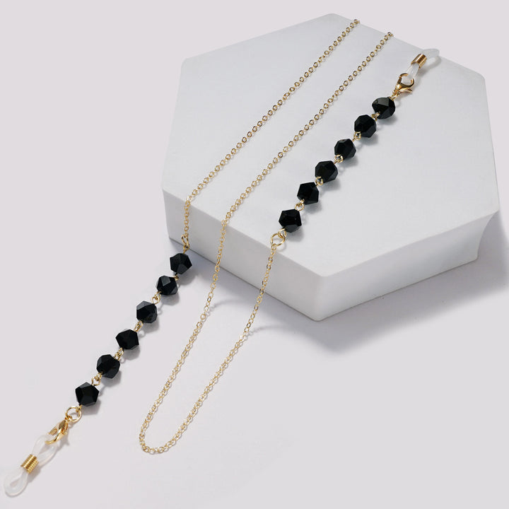 Elegant Crystal Beaded Glasses Chain kalsten