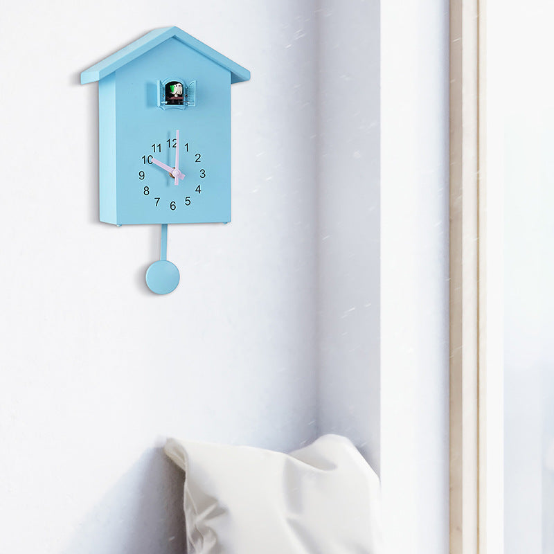 Cuckoo clock in creative house design Kalsten