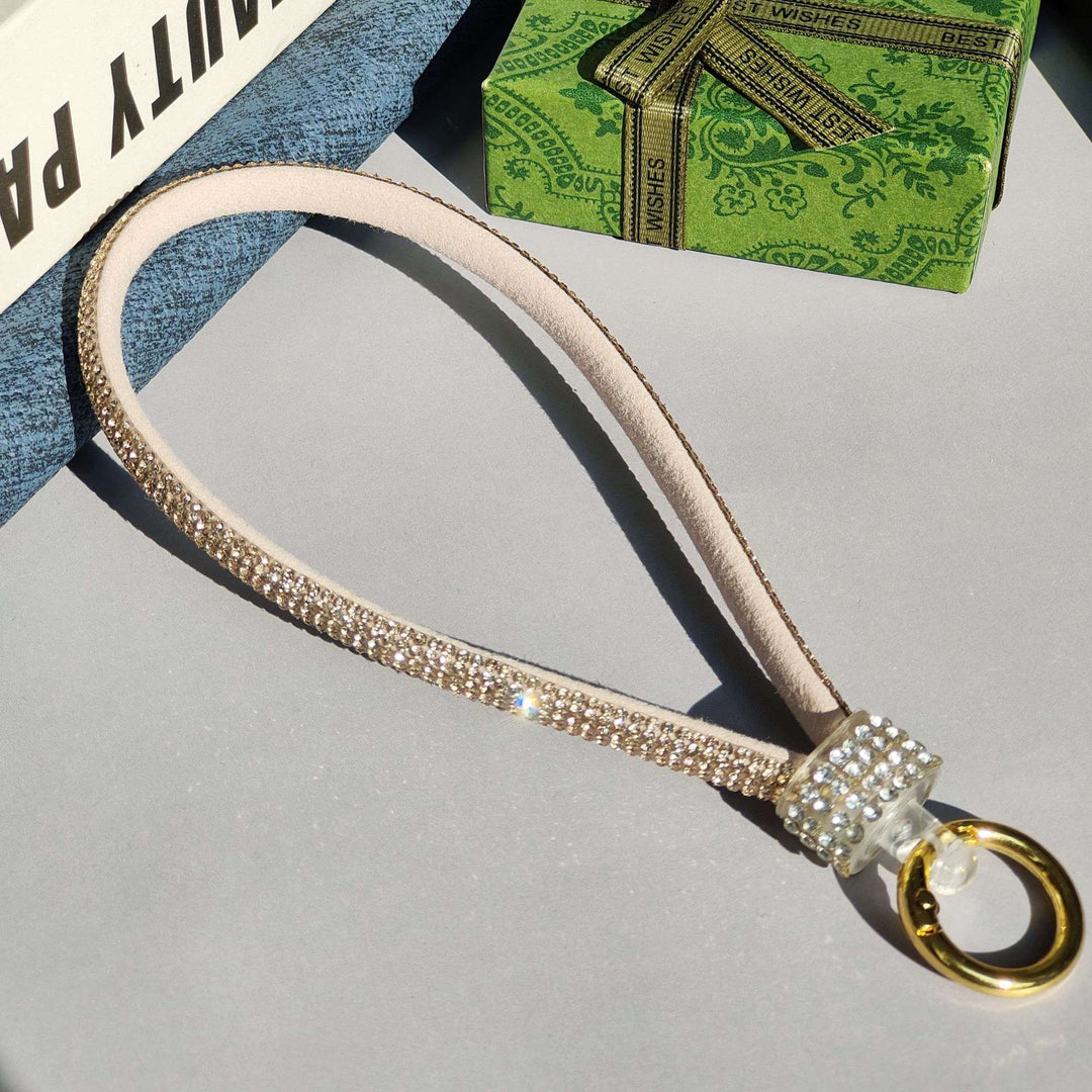 Sparkling Rhinestone Phone Lanyard Kalsten