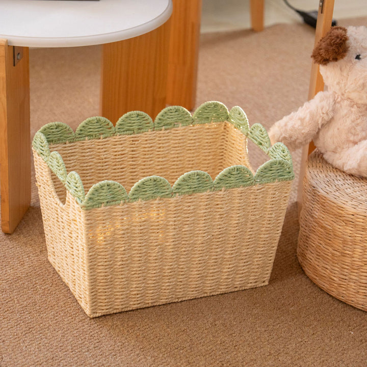 Handcrafted Woven Storage Bins Kalsten
