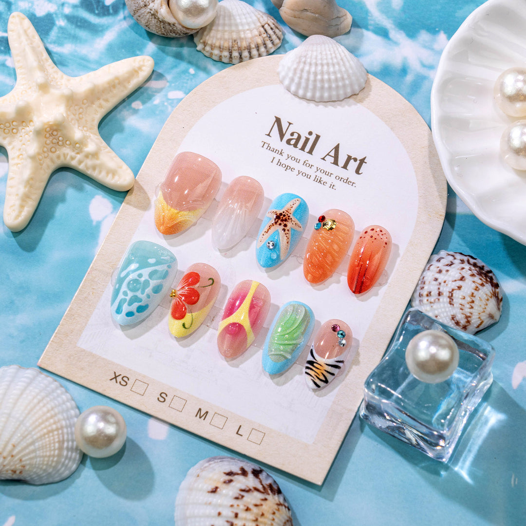 Creative Nail Art Press-On Set
