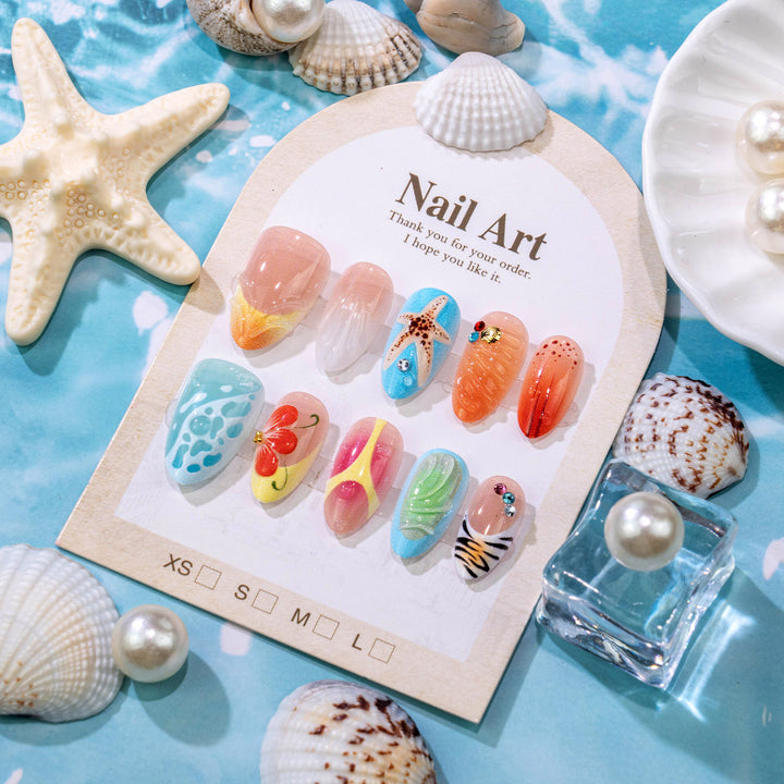 Creative Nail Art Press-On Set