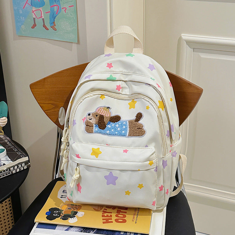 Cute Cartoon Dog-Themed Backpack