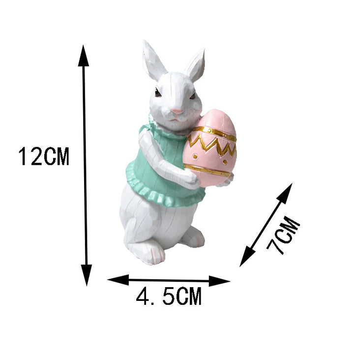 Decorative Bunny Figurine Set Kalsten