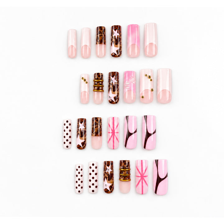 Decorative Floral Nail Art Set