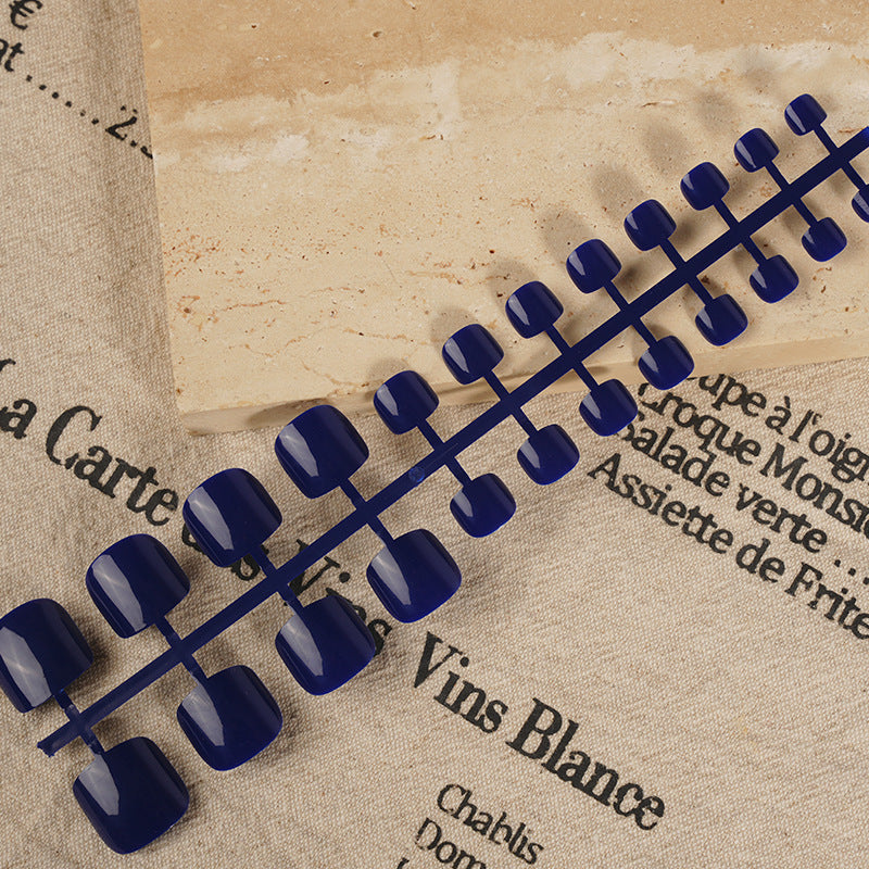 Elegant Glossy Press-On Toenails