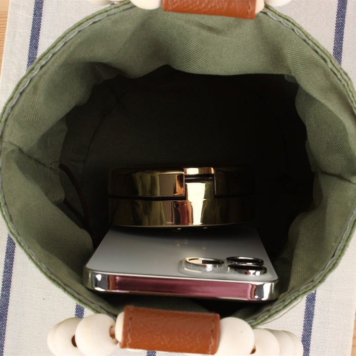 Handbag Made of Woven Natural Material Kalsten