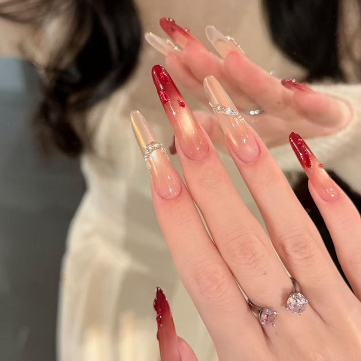 Glamorous Stiletto Nail Enhancements