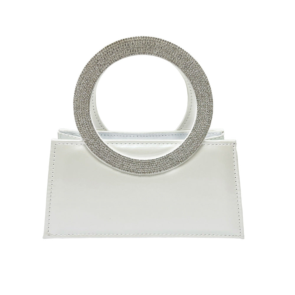 Elegant Ring-Handled Evening Handbag