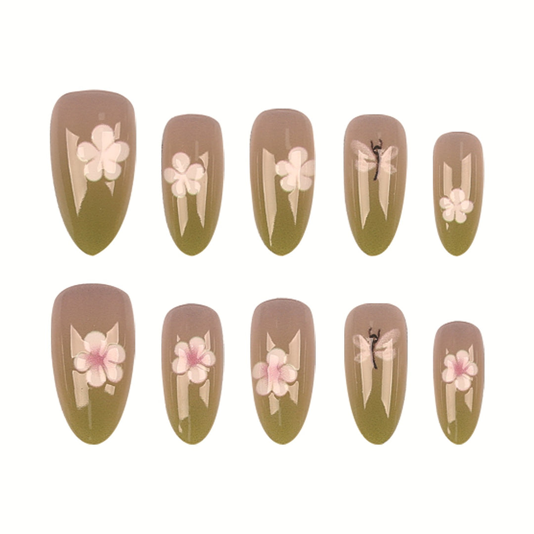 Botanical Art Press-On Nails