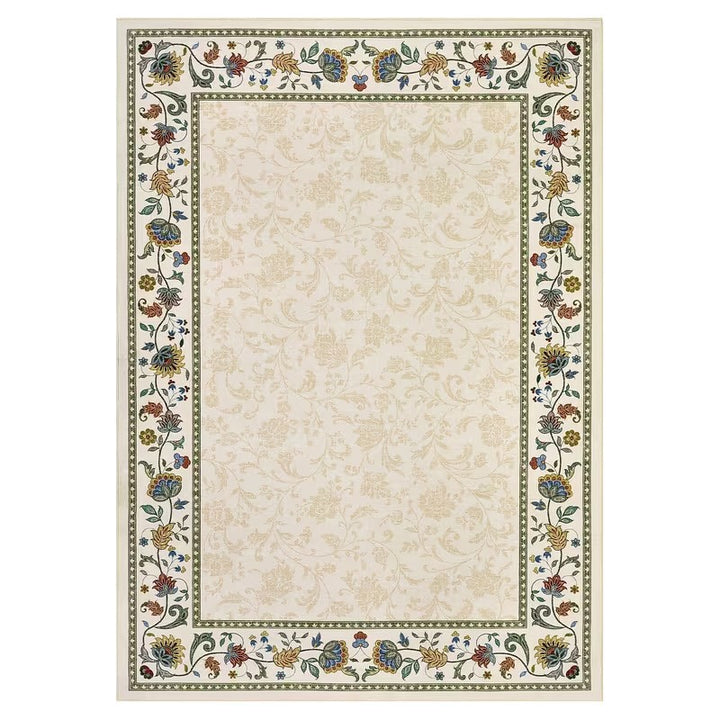 Vintage Floral Pattern Area Rug Kalsten