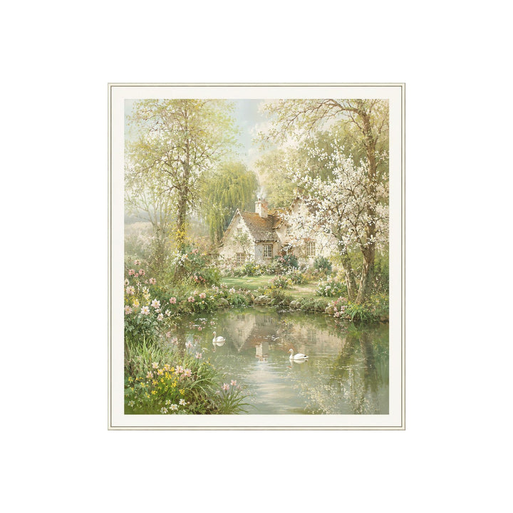 Floral Landscape Canvas Artwork