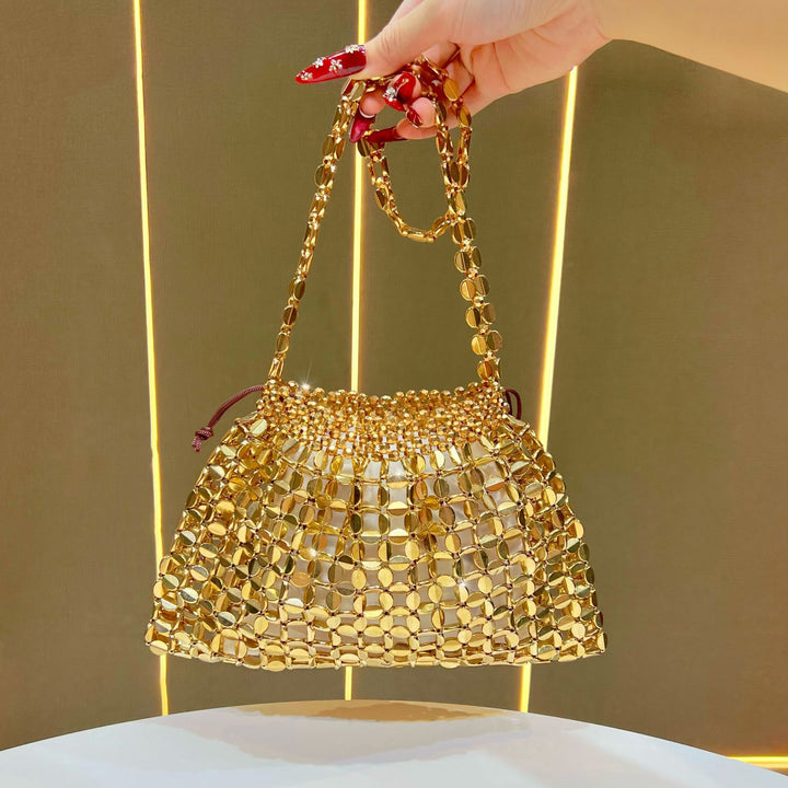 Decorative Mirrored Evening Handbag