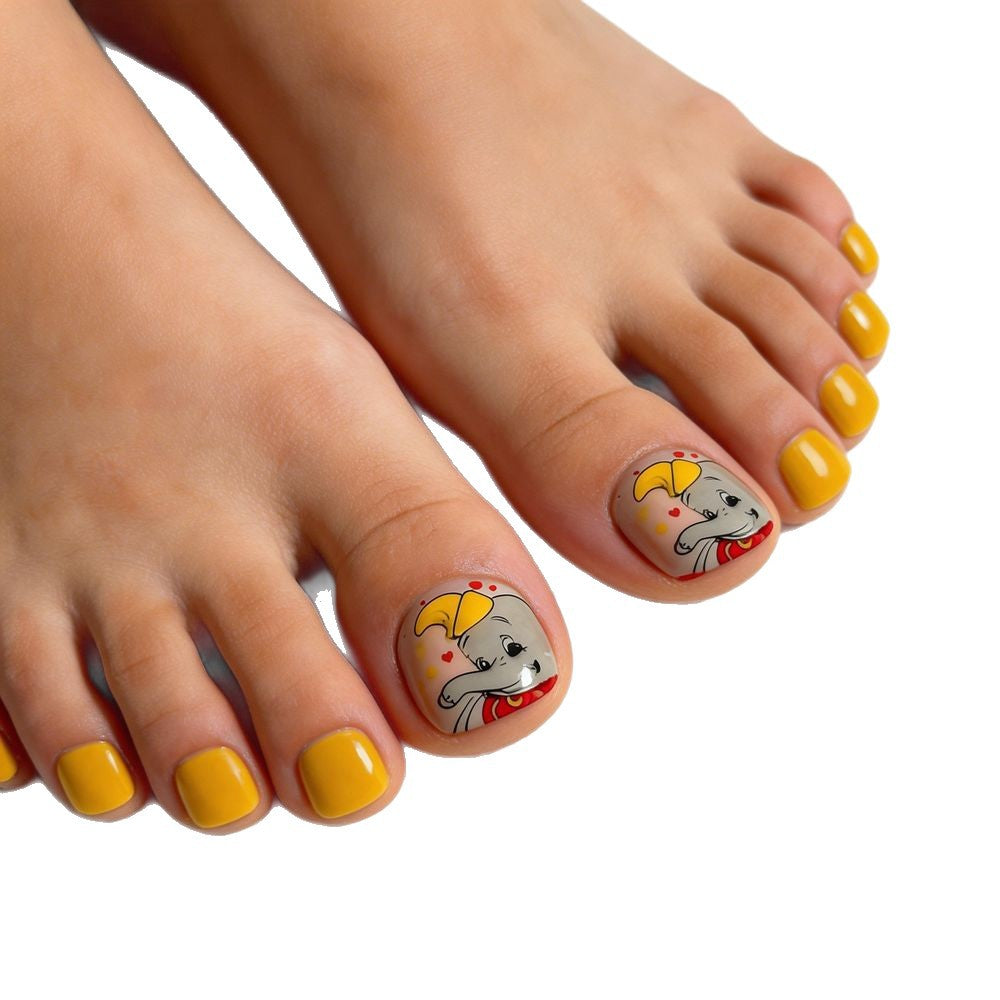 Fun Cartoon-Themed Press-On Nail Art Set