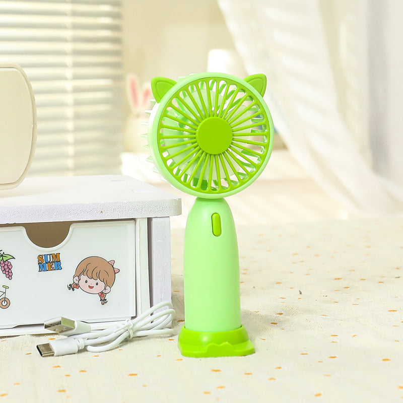 Ladies portable mini handheld fan with cat ears Kalsten