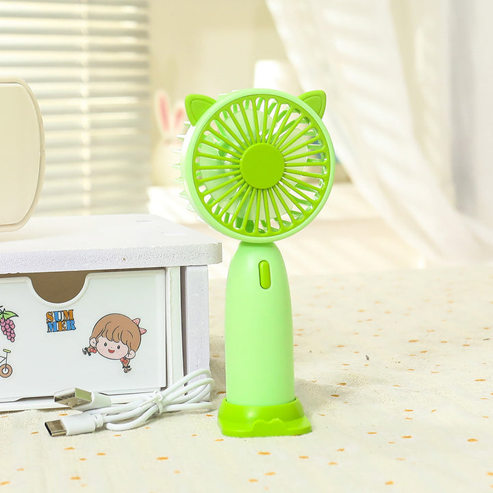 Ladies portable mini handheld fan with cat ears Kalsten