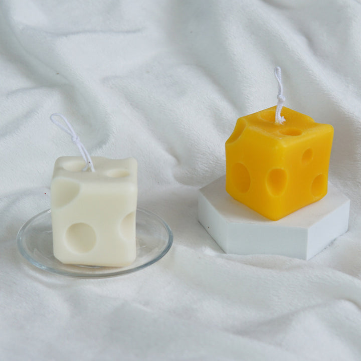 Textured Kernel Sculpted Scented Soy Wax Pillar Candle