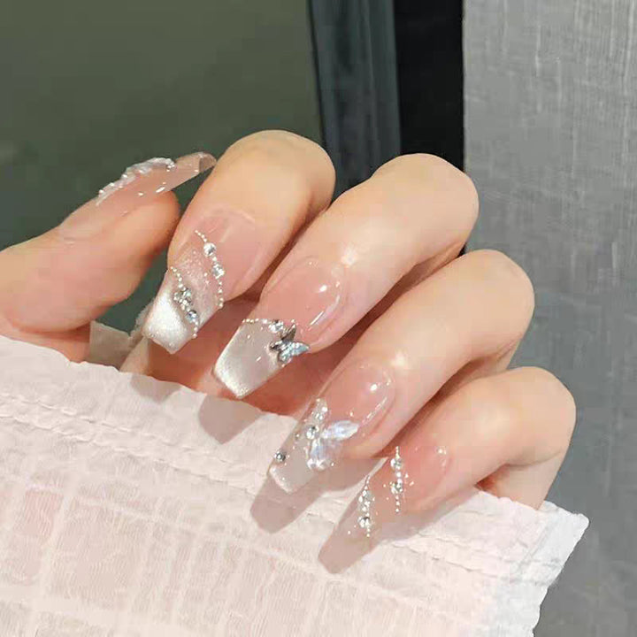 Floral Design Press-On Nail Set Kalsten