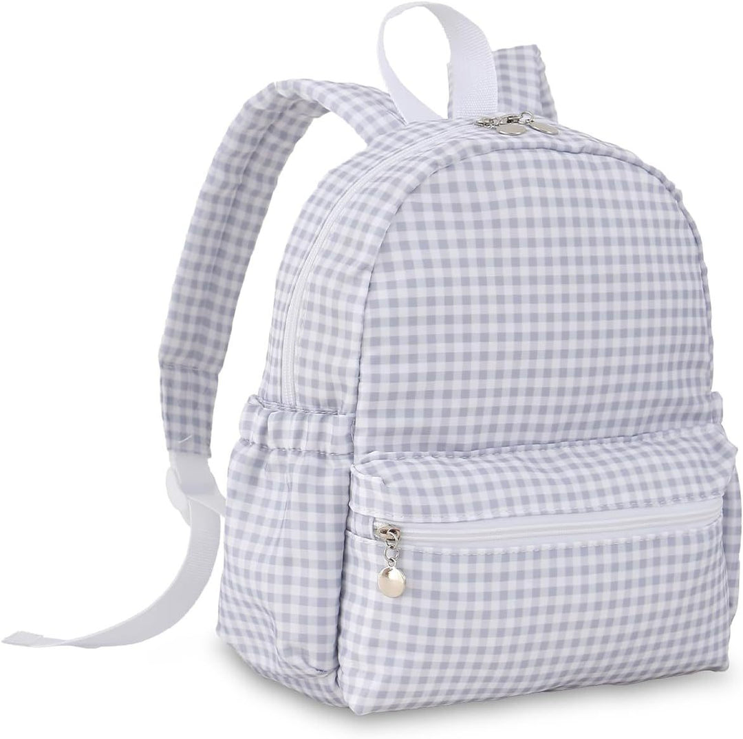 Checked Pattern Mini Backpack Kalsten