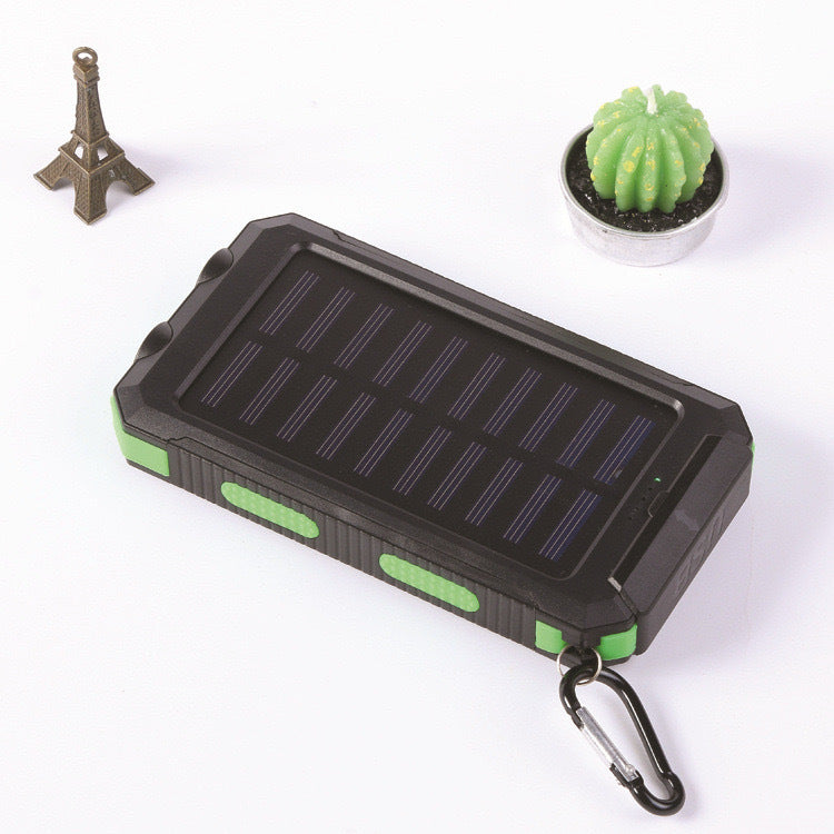 Solar-powered power bank with robust design and integrated fast charging function Kalsten