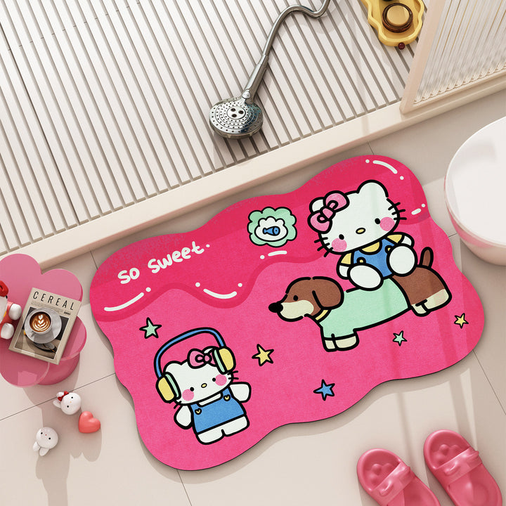Cartoon Character Themed Bath Mat