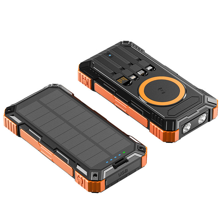 Solar Powerbank With Integrated LED Light Kalsten