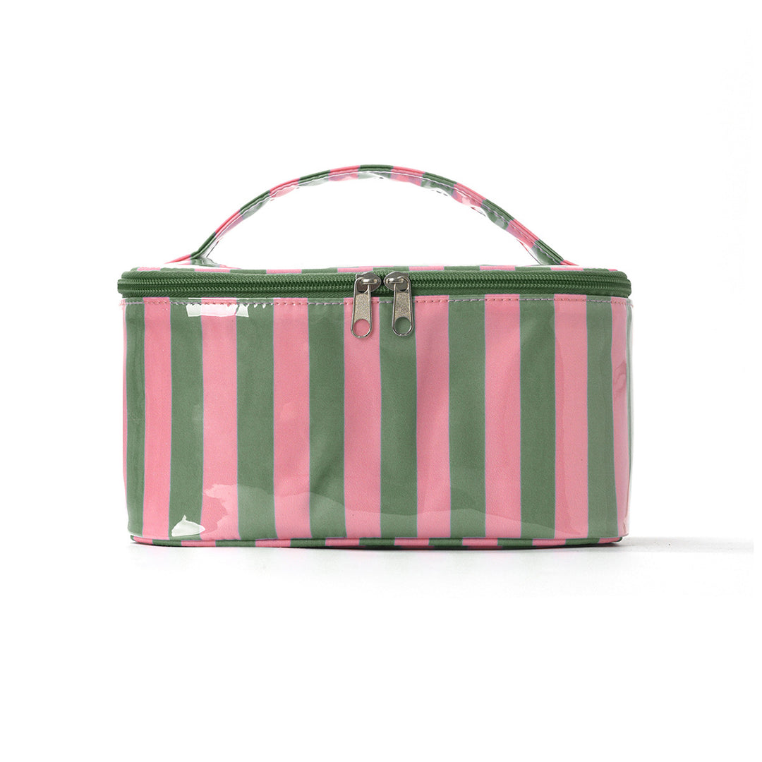 Cosmetic organizer with carry handle and water-repellent coating Kalsten