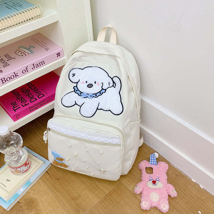 Cute Cartoon Character Print Backpack Kalsten