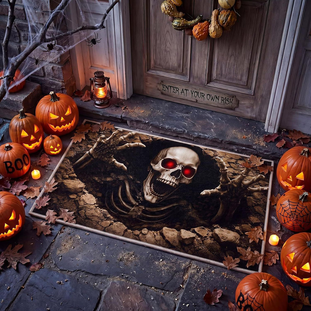 Halloween-Themed Decorative Area Mat for Home