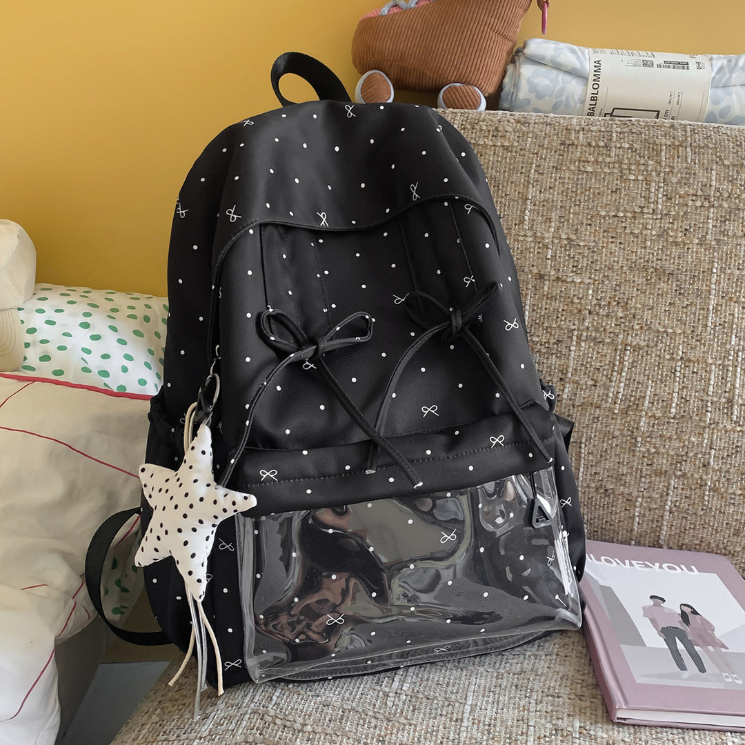 Playful Lightweight Printed Backpack Kalsten