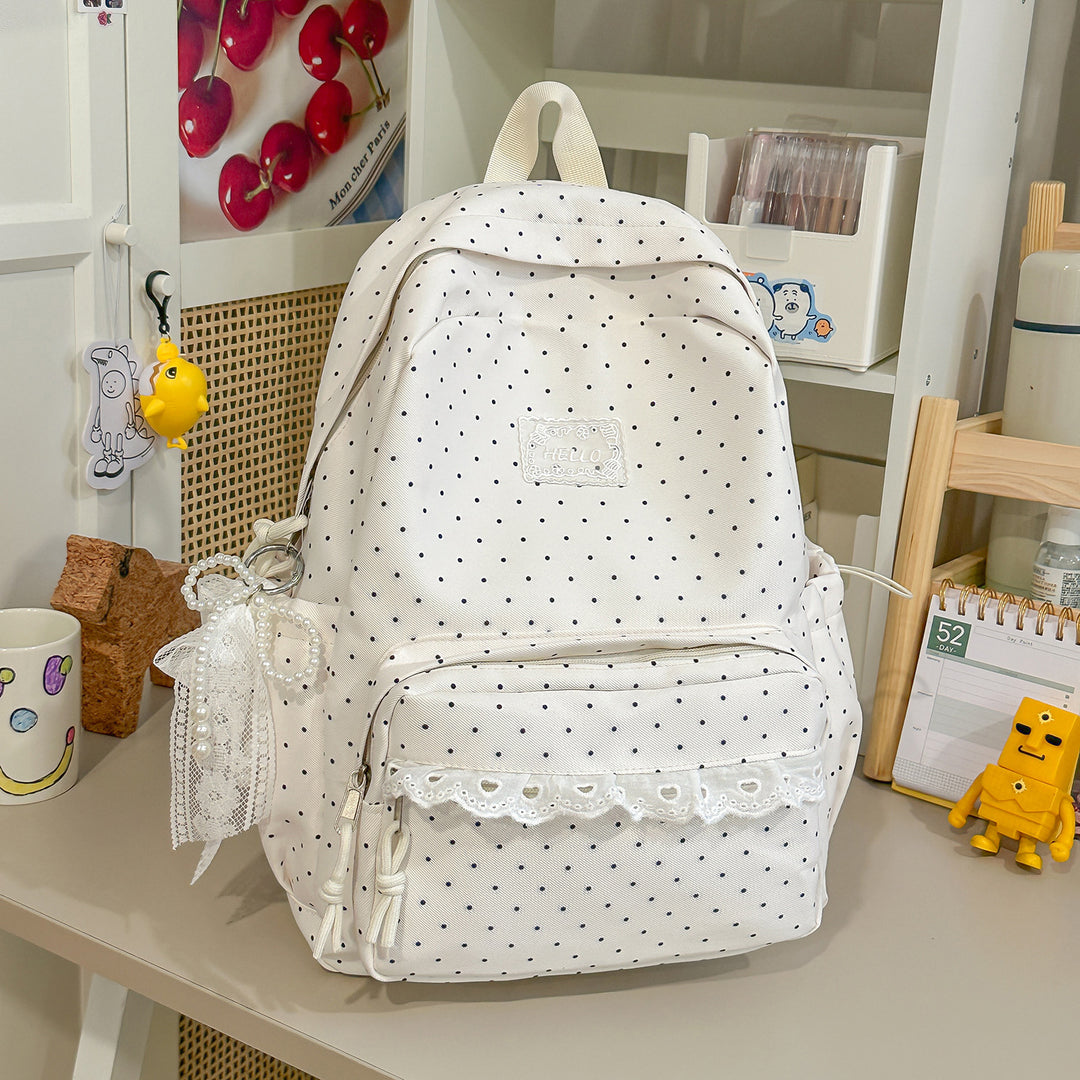 Adorable Polka Dot Backpack Kalsten
