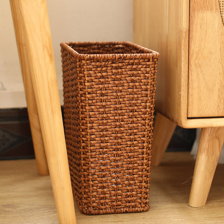 Handcrafted Woven Wastebasket Kalsten