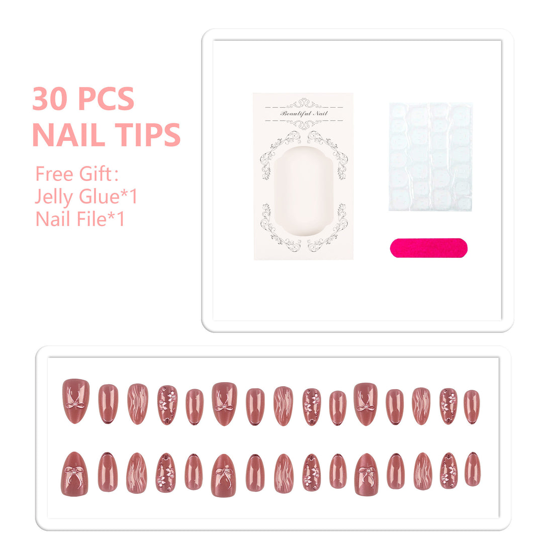 Artistic Themed Press-On Nail Set