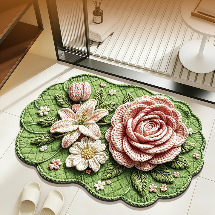 Decorative Floral Area Rug