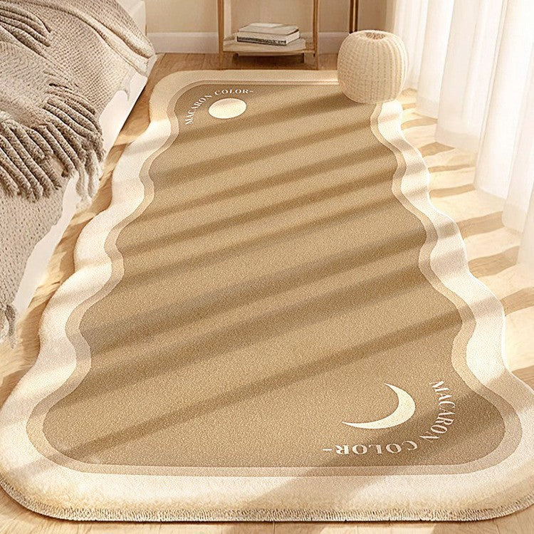 Artistic Wavy Edge Area Rug for Home Decor