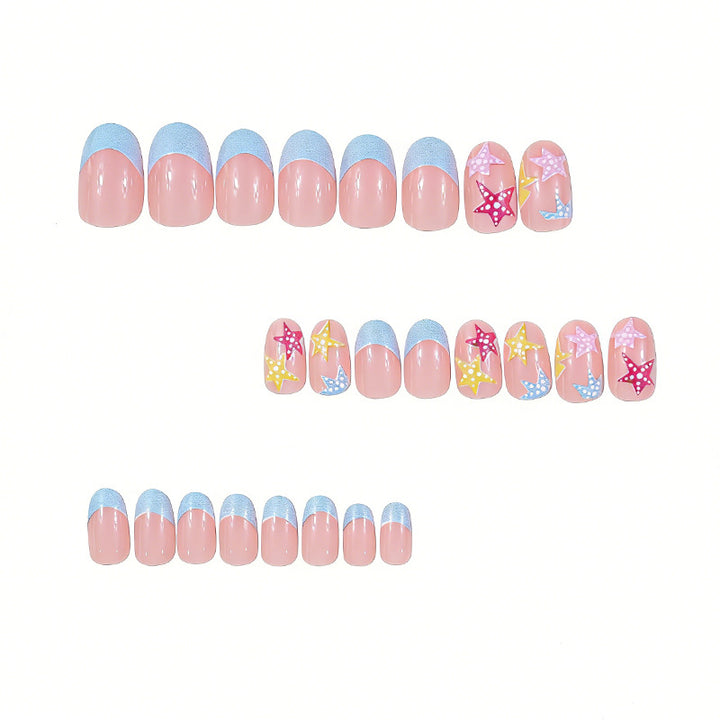 Artistic Starfish Nail Art Kalsten