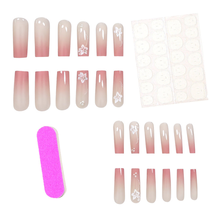 Floral Acrylic Nail Art Set Kalsten