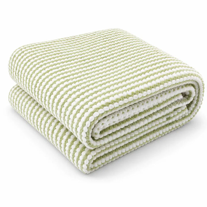 Women Cozy Textured Blanket with Alternating Pattern Kalsten