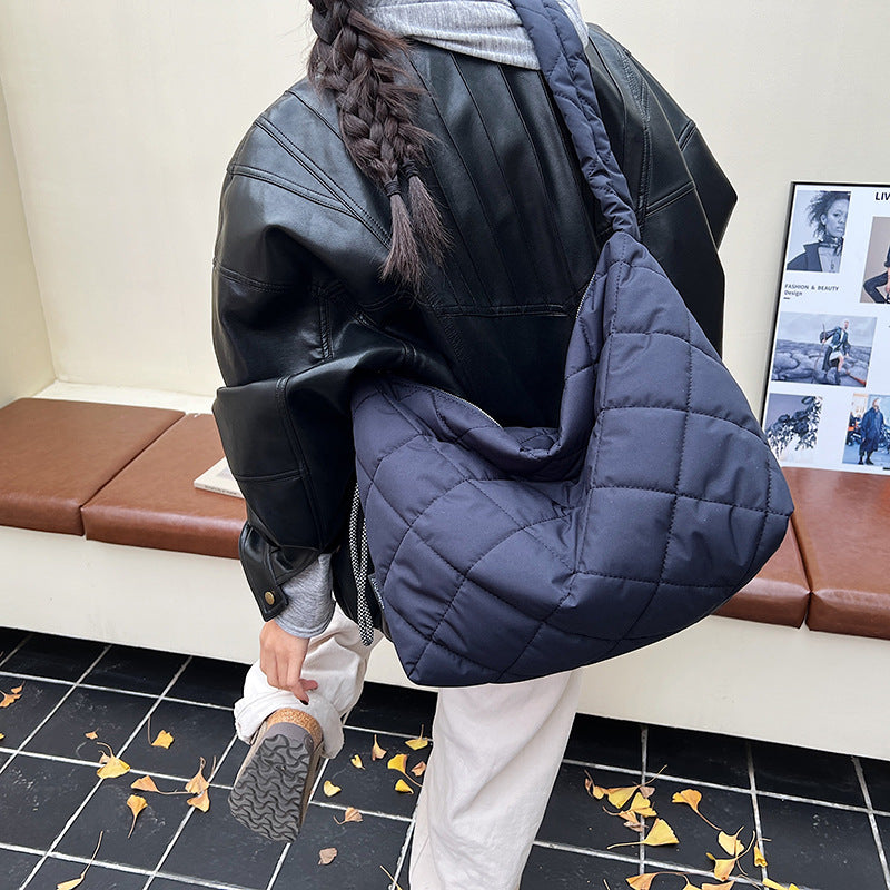 Quilted Puffer Shoulder Bag