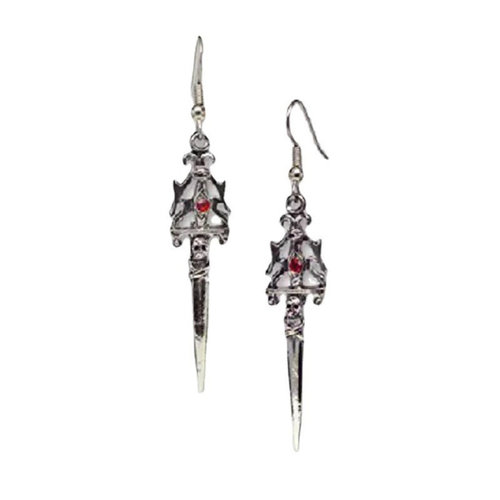 Gothic Statet Skull Earrings Kalsten
